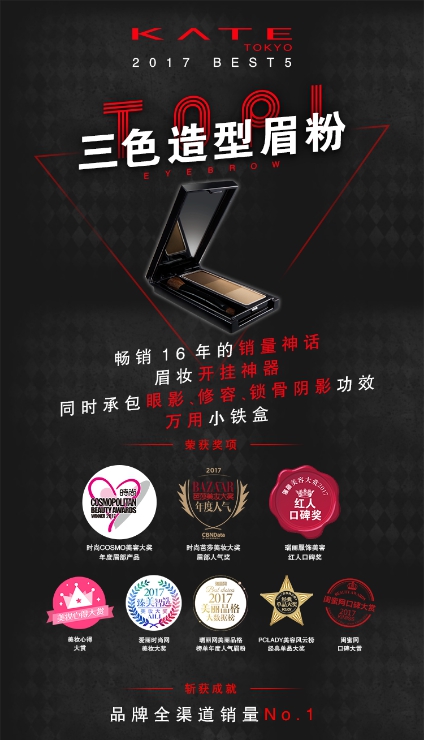 權(quán)威媒體評(píng)選明星彩妝單品TOP5，新的一年照著“ALL IN ”準(zhǔn)沒錯(cuò)！1